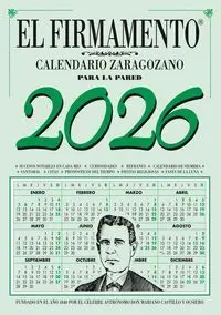 CALENDARIO ZARAGOZANO 2026 PARED FIRMAMENTO